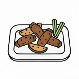 Antojado BBQ y papas Gajo