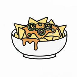 Nachos con queso